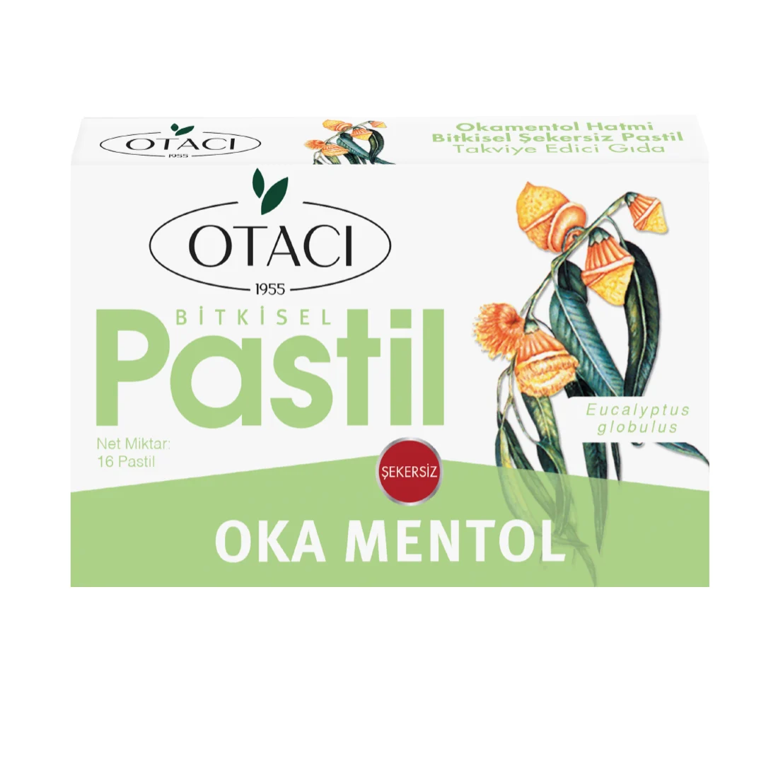 Otacı Takviye Edici Gıda 3 pastil oka mentol sekersiz16