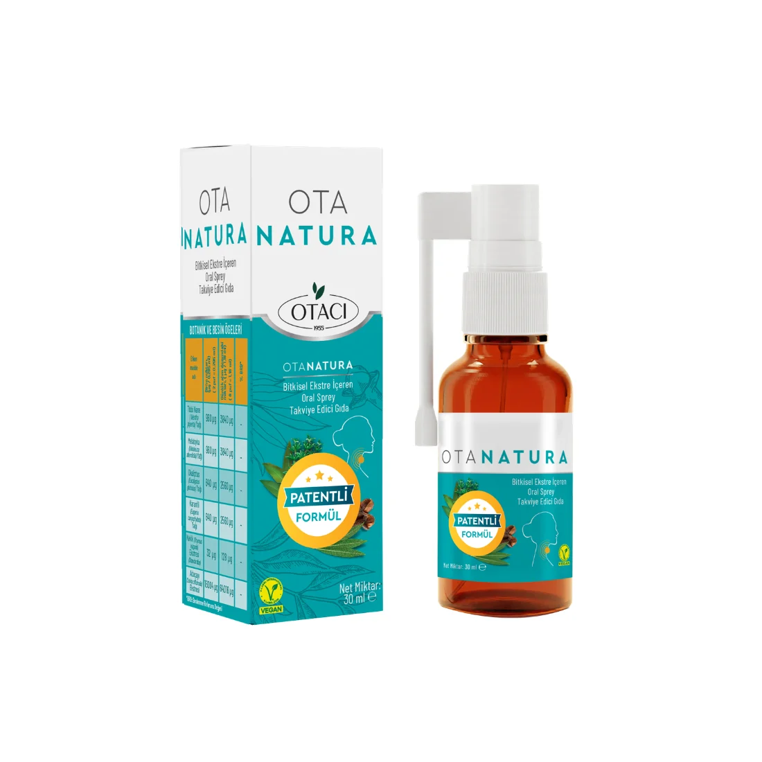 Otacı Takviye Edici Gıda 12 otanatura oral sprey 30 ml